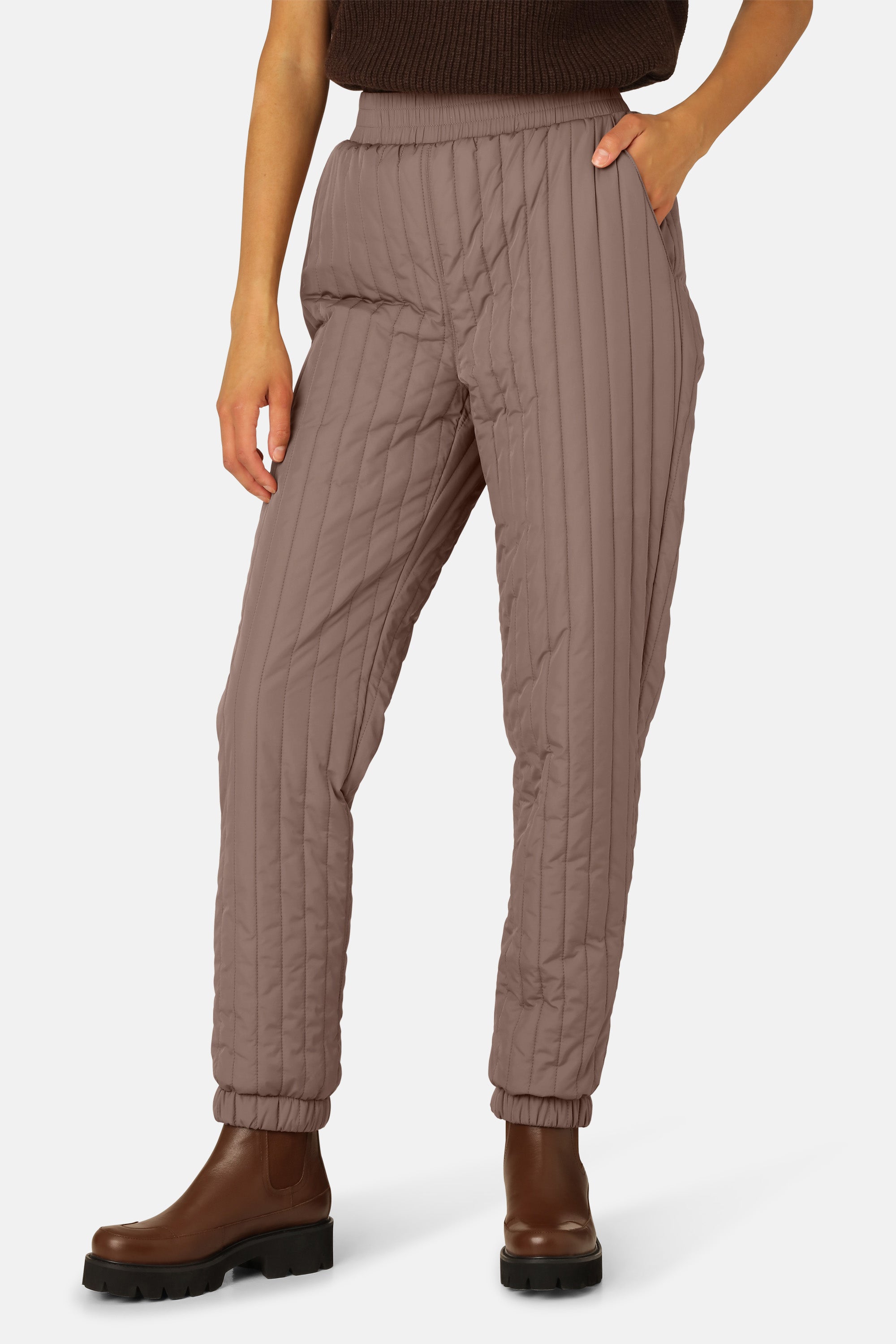 Ilse Jacobsen Hornbæk Outerwear Quilt Pants Trousers 548 Old Lavender